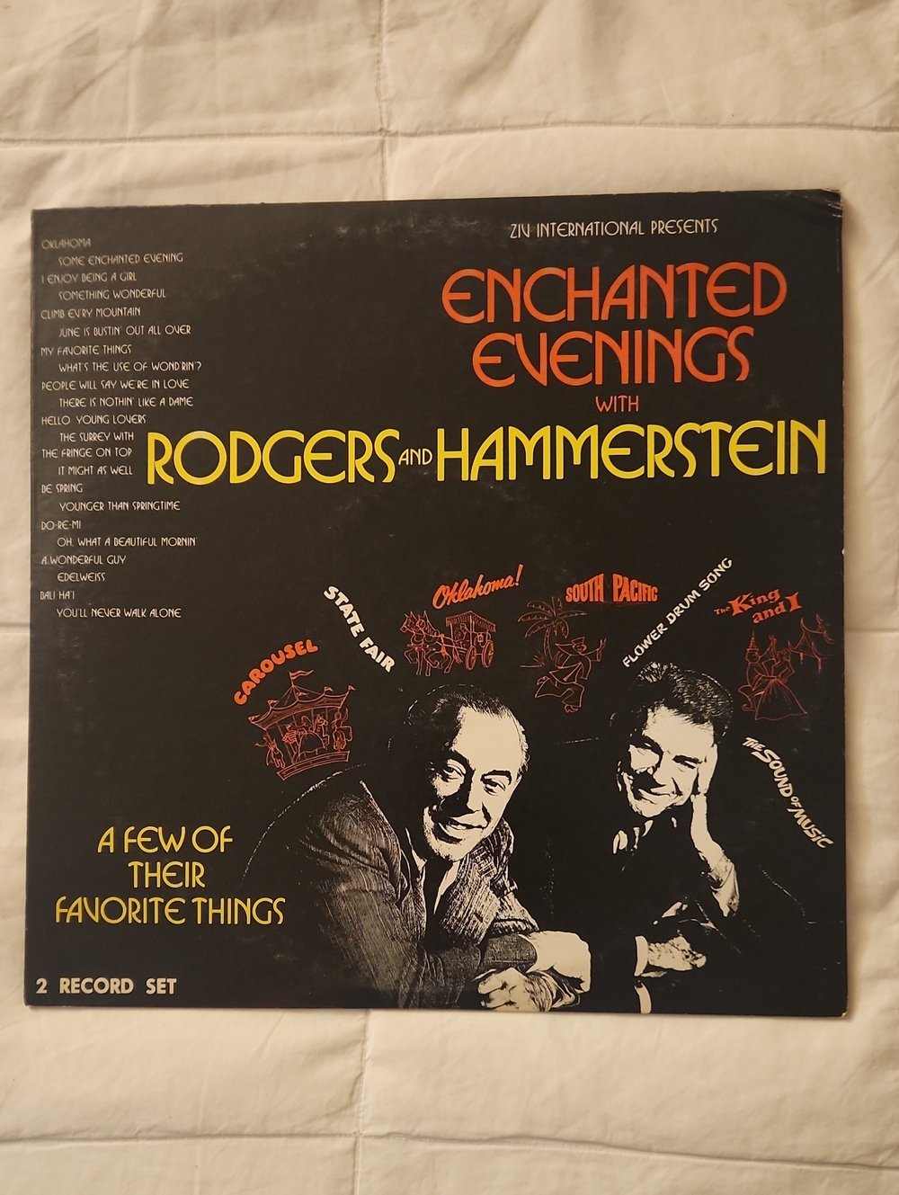 Enchanted Evenings W/ Rodgers And Hammerstein -- NEVER PLAYED BEST COPY! 2 LP!